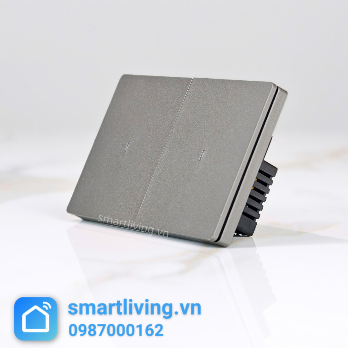 Công tắc thông minh nút cơ Zigbee Tuya Chữ Nhật