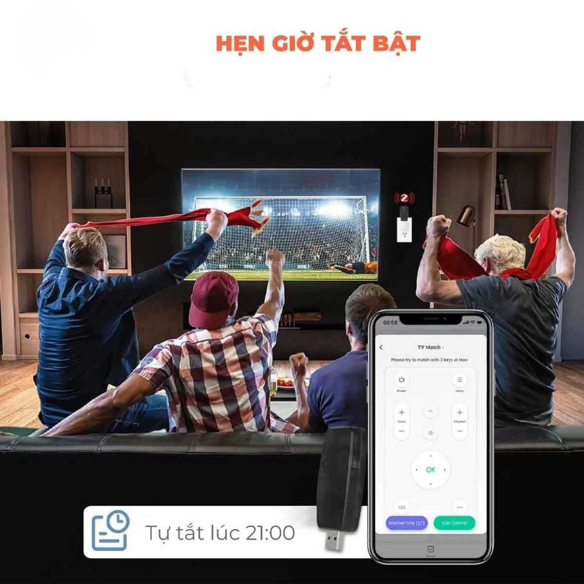 Bộ điều khiển Tivi Máy lạnh Tuya Zigbee hỗ trợ Apple Homekit