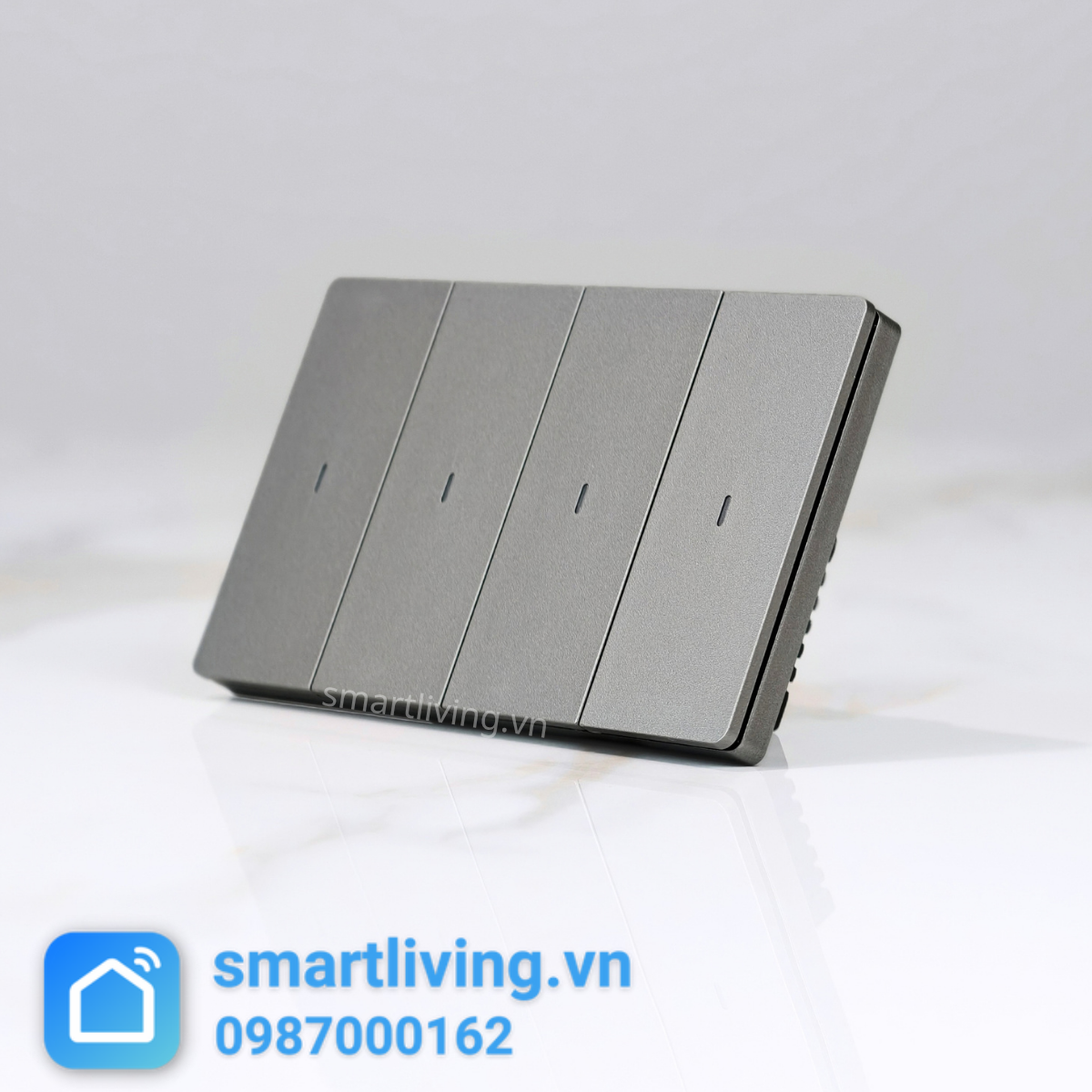 Công tắc thông minh nút cơ Zigbee Tuya Chữ Nhật