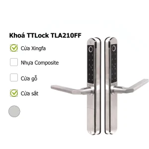 Khóa từ thông minh TTLOCK TLA210FF 2 mặt vân tay