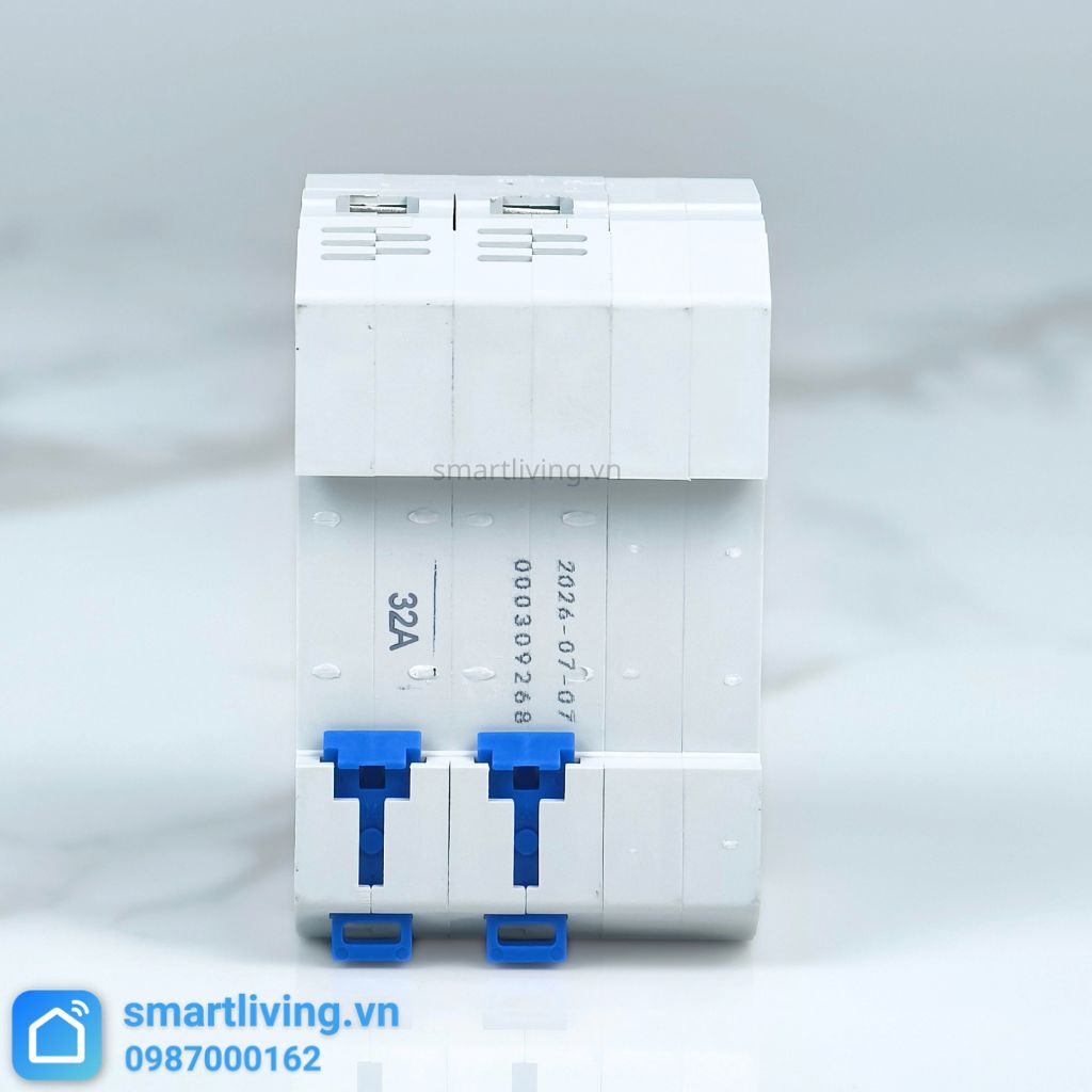 Aptomat CB thông minh Wifi Tuya 2P