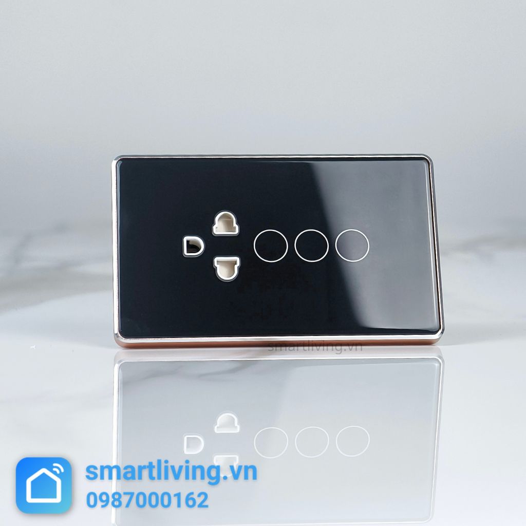 Công tắc 2 nút + Ổ cắm Zigbee Tuya