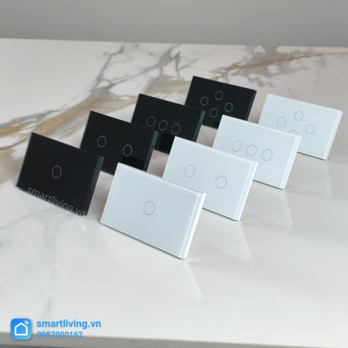 Công tắc thông minh Tuya Wifi Chữ Nhật