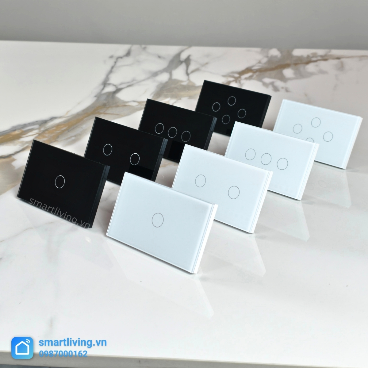 Công tắc thông minh Tuya Wifi Chữ Nhật