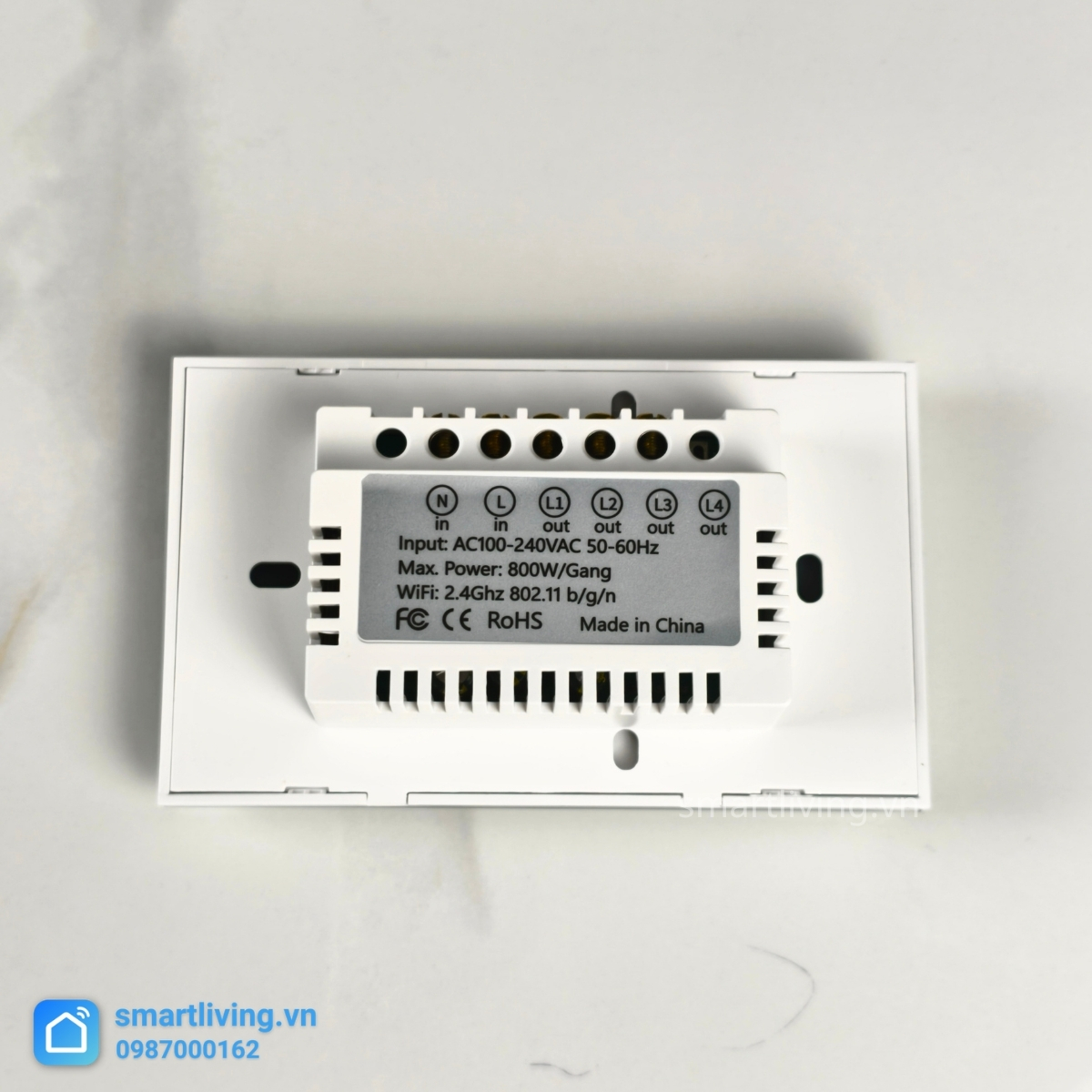 Công tắc thông minh Tuya Wifi Chữ Nhật