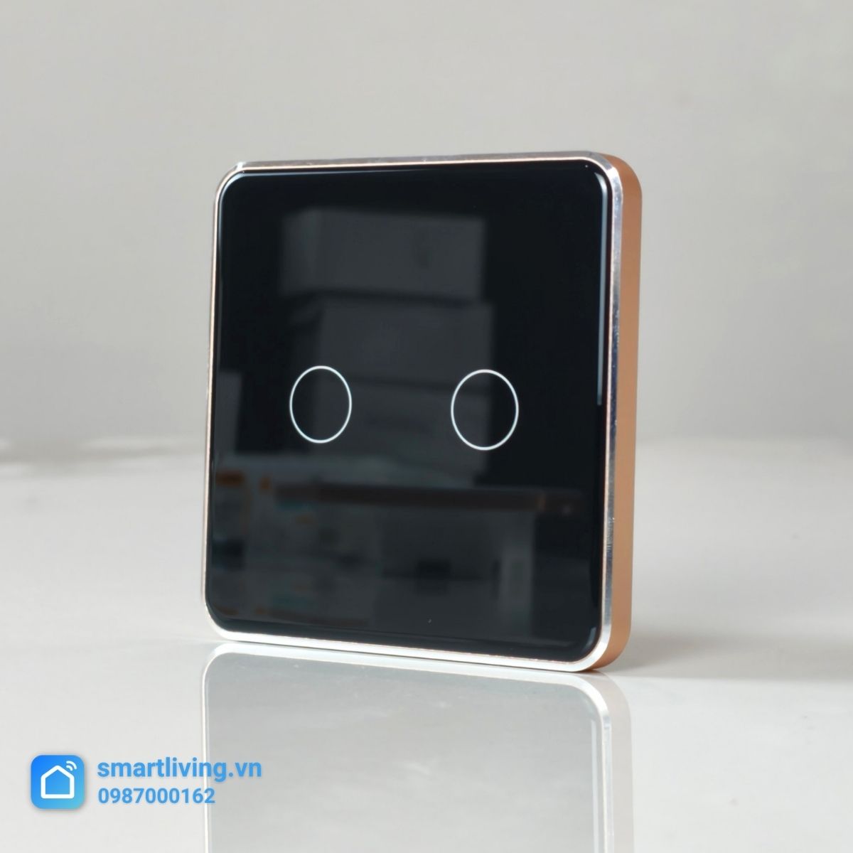 Công tắc thông minh mặt kính cảm ứng Zigbee Tuya Mặt Vuông