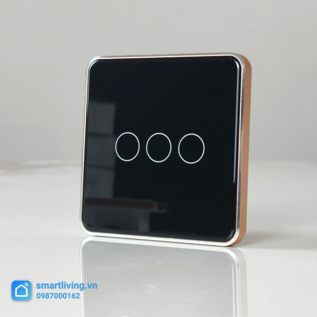 Công tắc thông minh mặt kính cảm ứng Zigbee Tuya Mặt Vuông