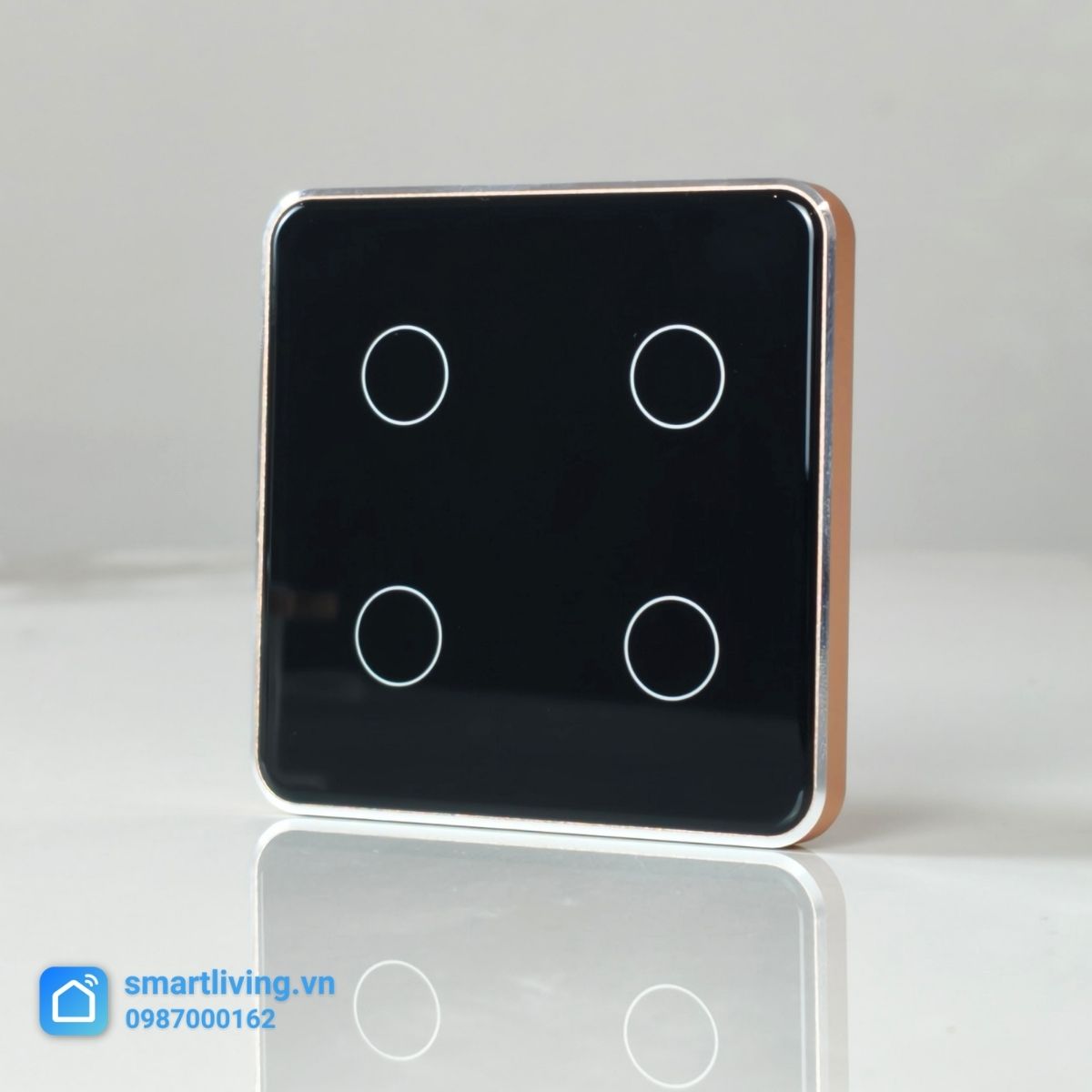 Công tắc thông minh mặt kính cảm ứng Zigbee Tuya Mặt Vuông