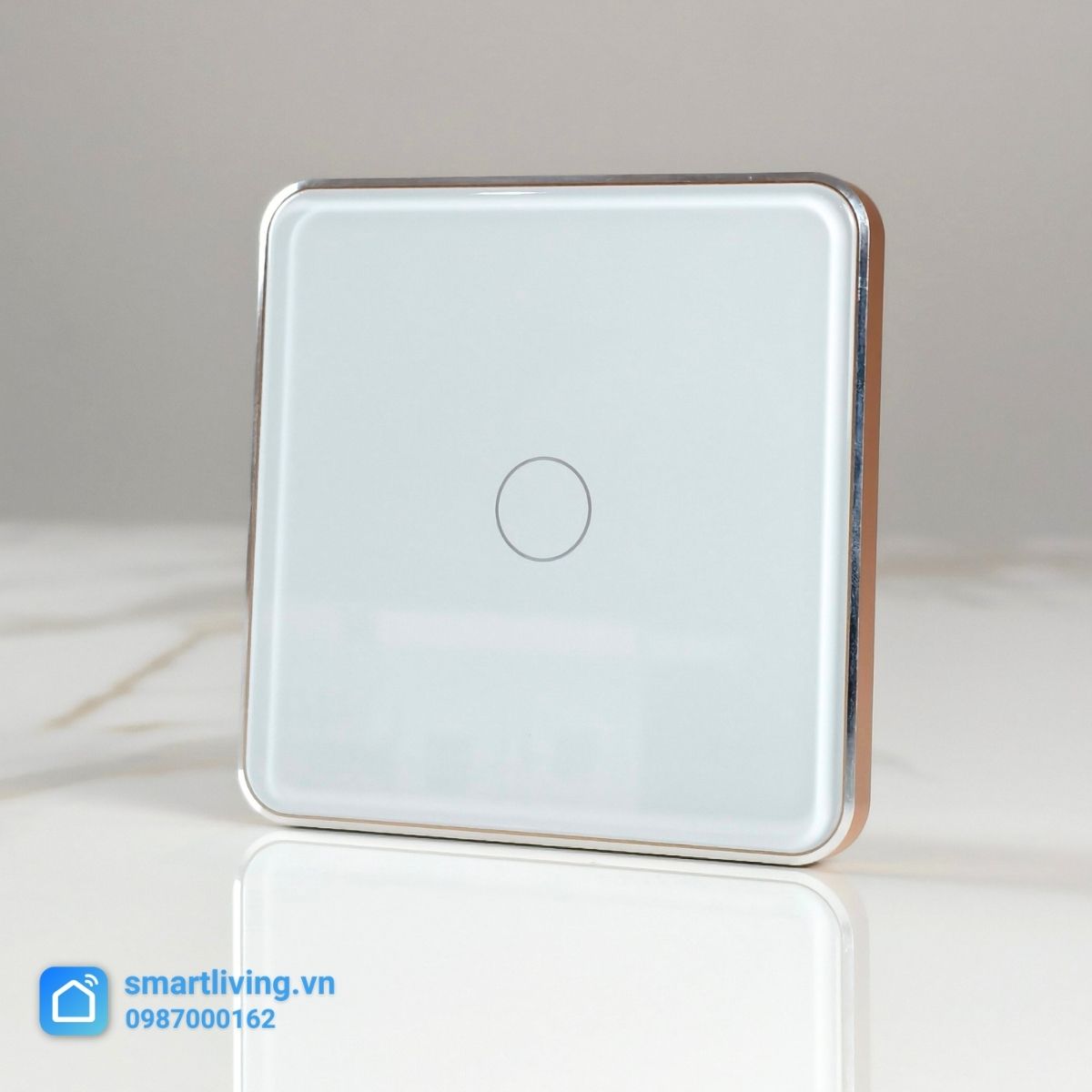 Công tắc thông minh mặt kính cảm ứng Zigbee Tuya Mặt Vuông