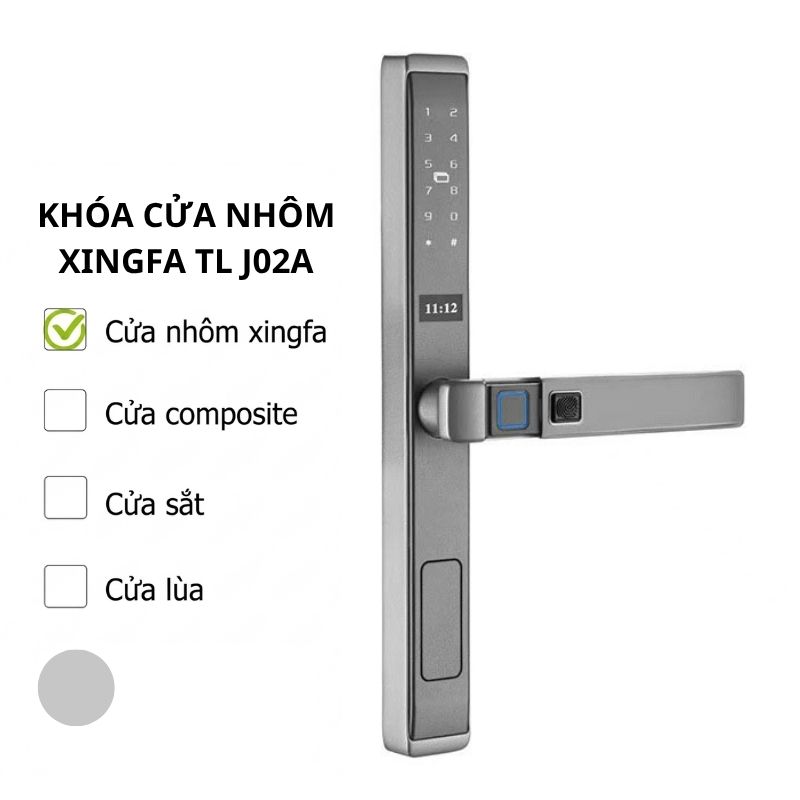 Khóa Cửa Nhôm Xingfa TL J02A