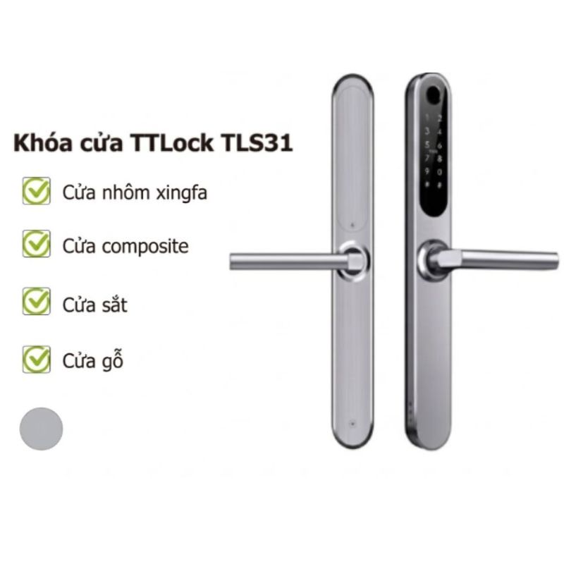 Khóa thông minh cửa nhôm TT LOCK TLS31