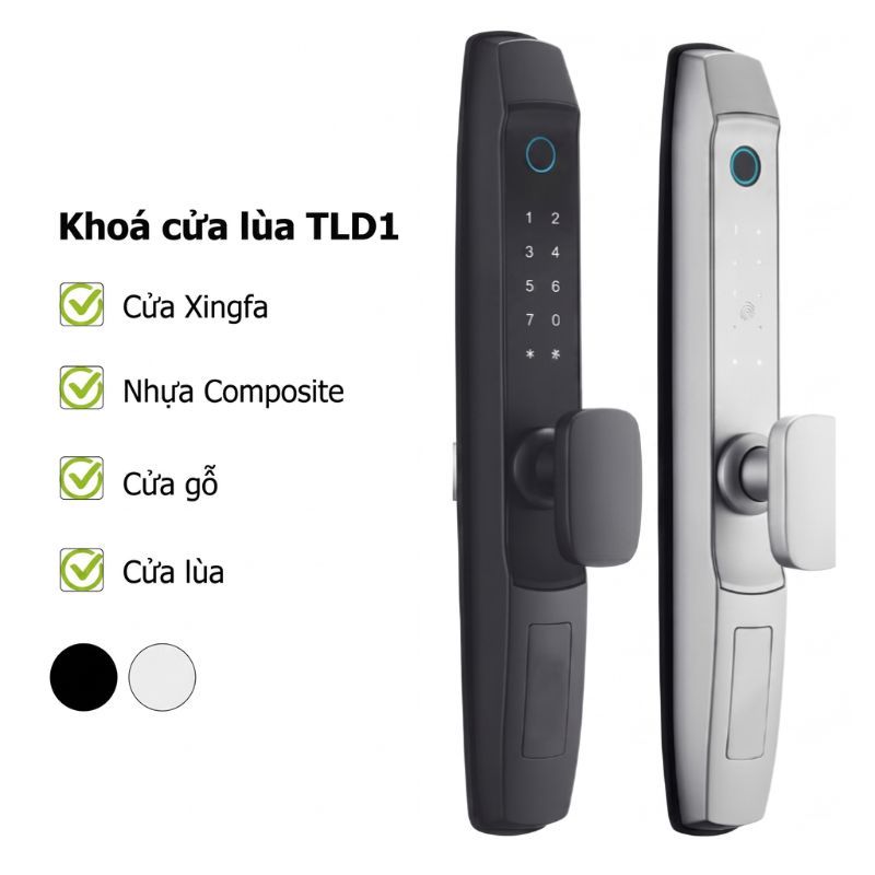 Khóa Cửa Nhôm Xingfa TLD1 - Tay Nắm Tròn