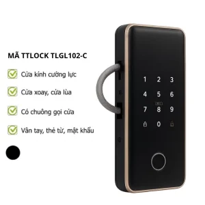 Khóa Cửa Kính Cường Lực Móc C – Dùng Cho Cửa Lùa (TTLock)