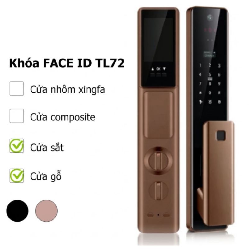 Khóa thông minh Face ID TTLock TL720F Bluetooth