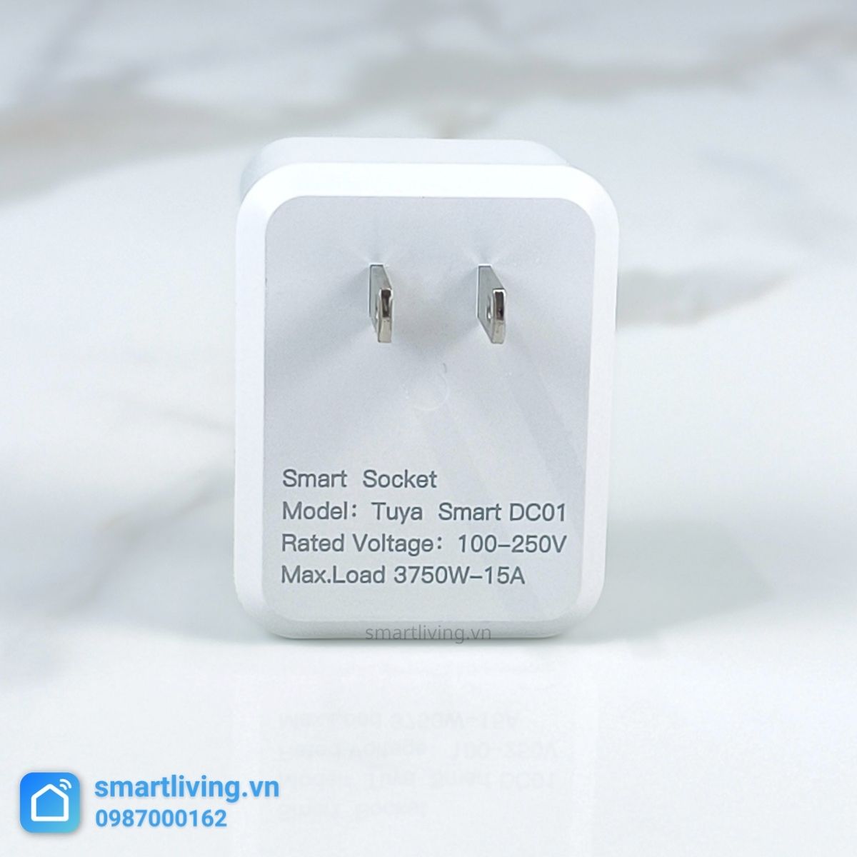 Ổ cắm đơn Tuya Wifi đo điện tiêu thụ