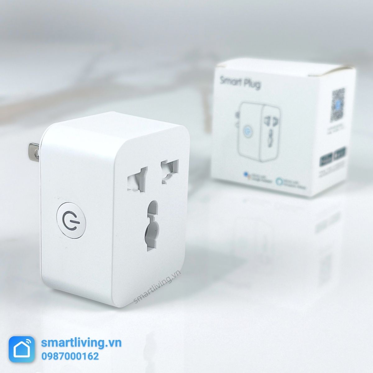 Ổ cắm đơn Tuya Wifi đo điện tiêu thụ